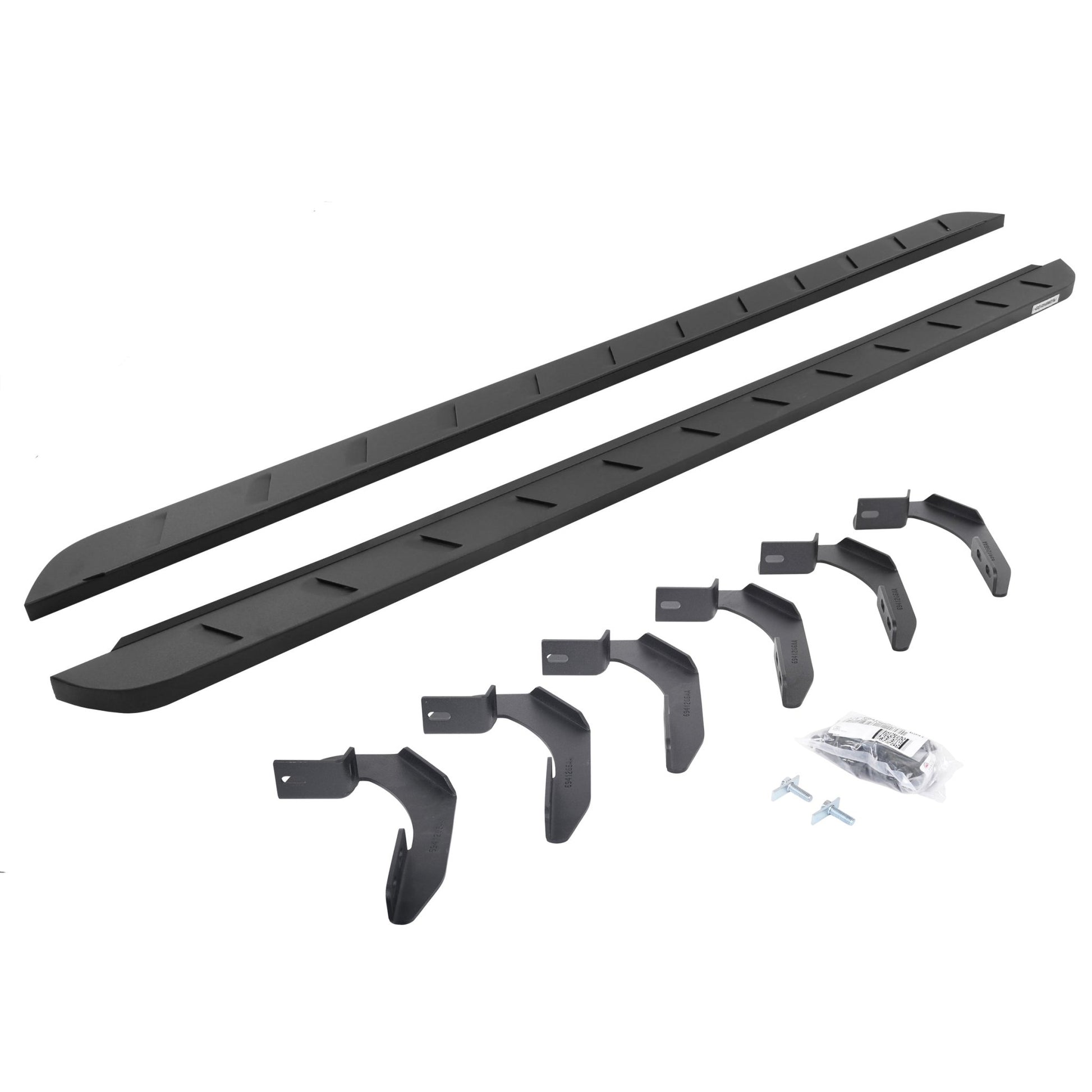 Go Rhino 63415087SPC 2011 - 2014 Ford F150 FX2/King Ranch/Platinum/SVT Raptor/XL RB Series RB10 Slim Line Running Boards with Mounting Bracket Kit - Rugged Truck Gear