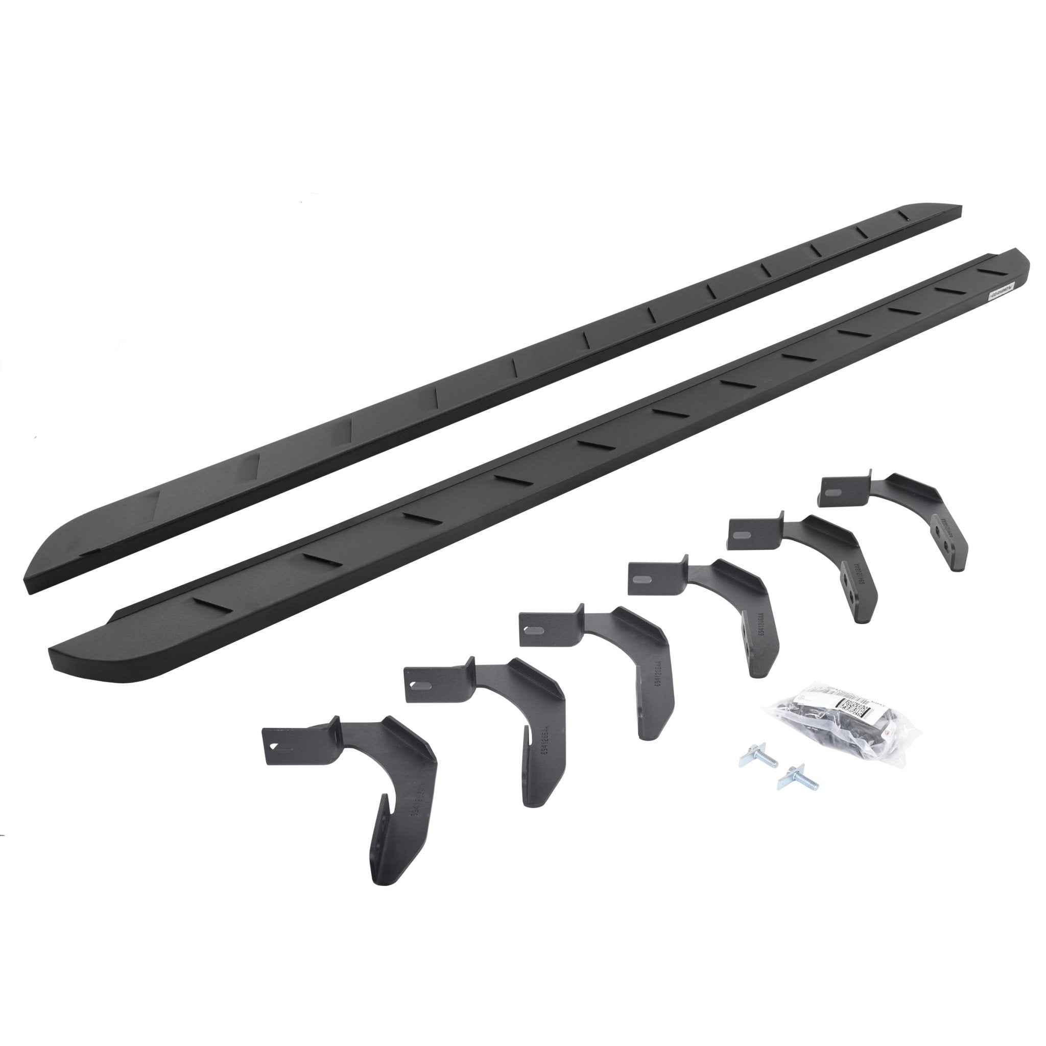 Go Rhino 63415087SPC 2011 - 2014 Ford F150 FX2/King Ranch/Platinum/SVT Raptor/XL RB Series RB10 Slim Line Running Boards with Mounting Bracket Kit - Rugged Truck Gear
