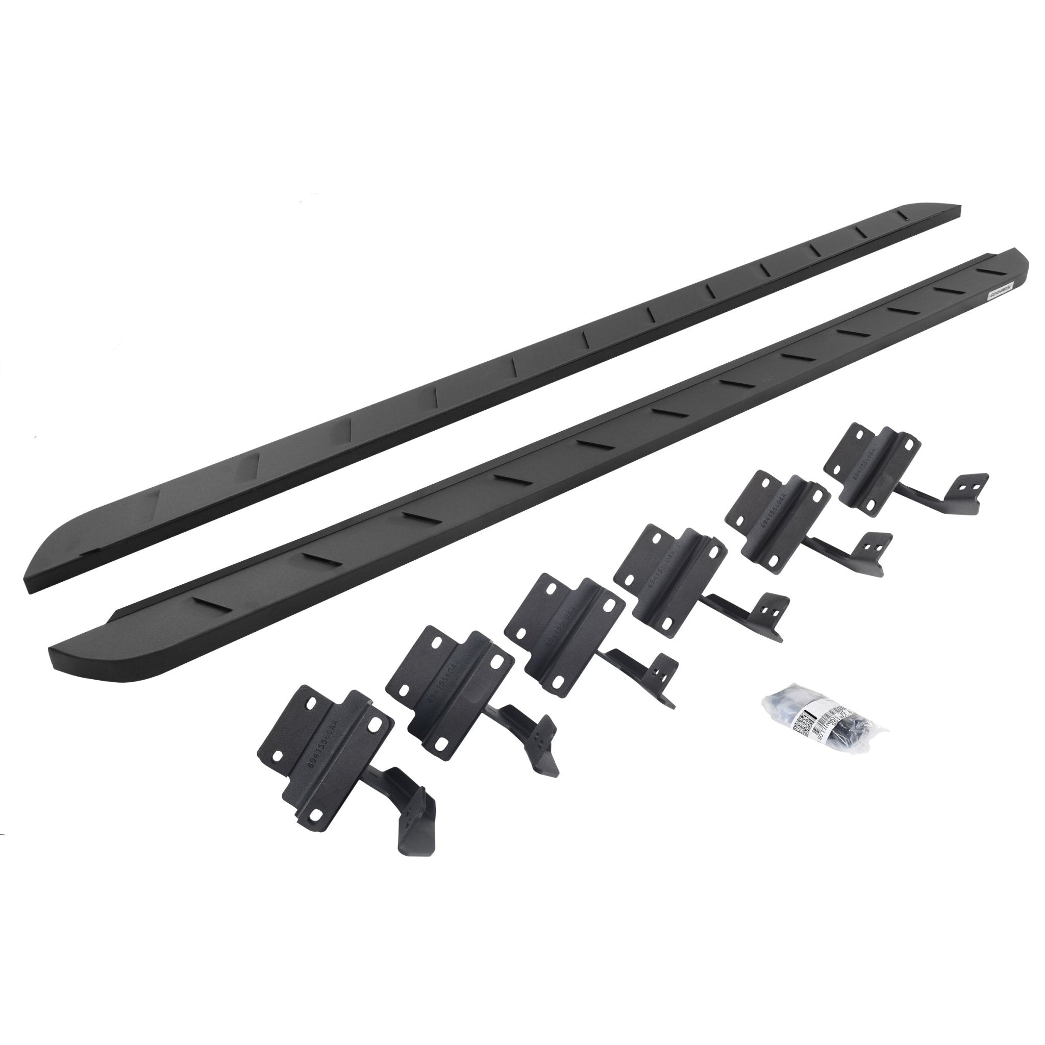 Go Rhino 63415587SPC 2017 - 2024 Ford F150 Raptor/SSV RB Series RB10 Slim Line Running Boards with Mounting Bracket Kit - Rugged Truck Gear
