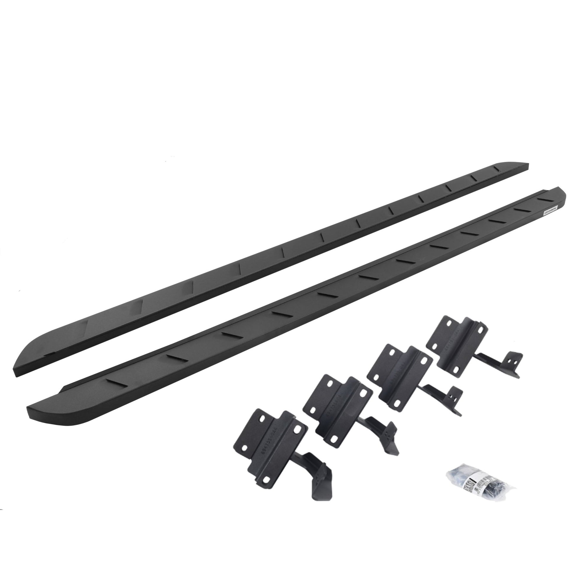 Go Rhino 63417780SPC 2017 - 2024 Ford F250/F350 Super Duty RB Series RB10 Slim Line Running Boards with Mounting Bracket Kit - Rugged Truck Gear