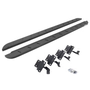 Go Rhino 63417780ST 2017 - 2024 Ford F250/F350 Super Duty RB Series RB10 Slim Line Running Boards with Mounting Bracket Kit - Rugged Truck Gear