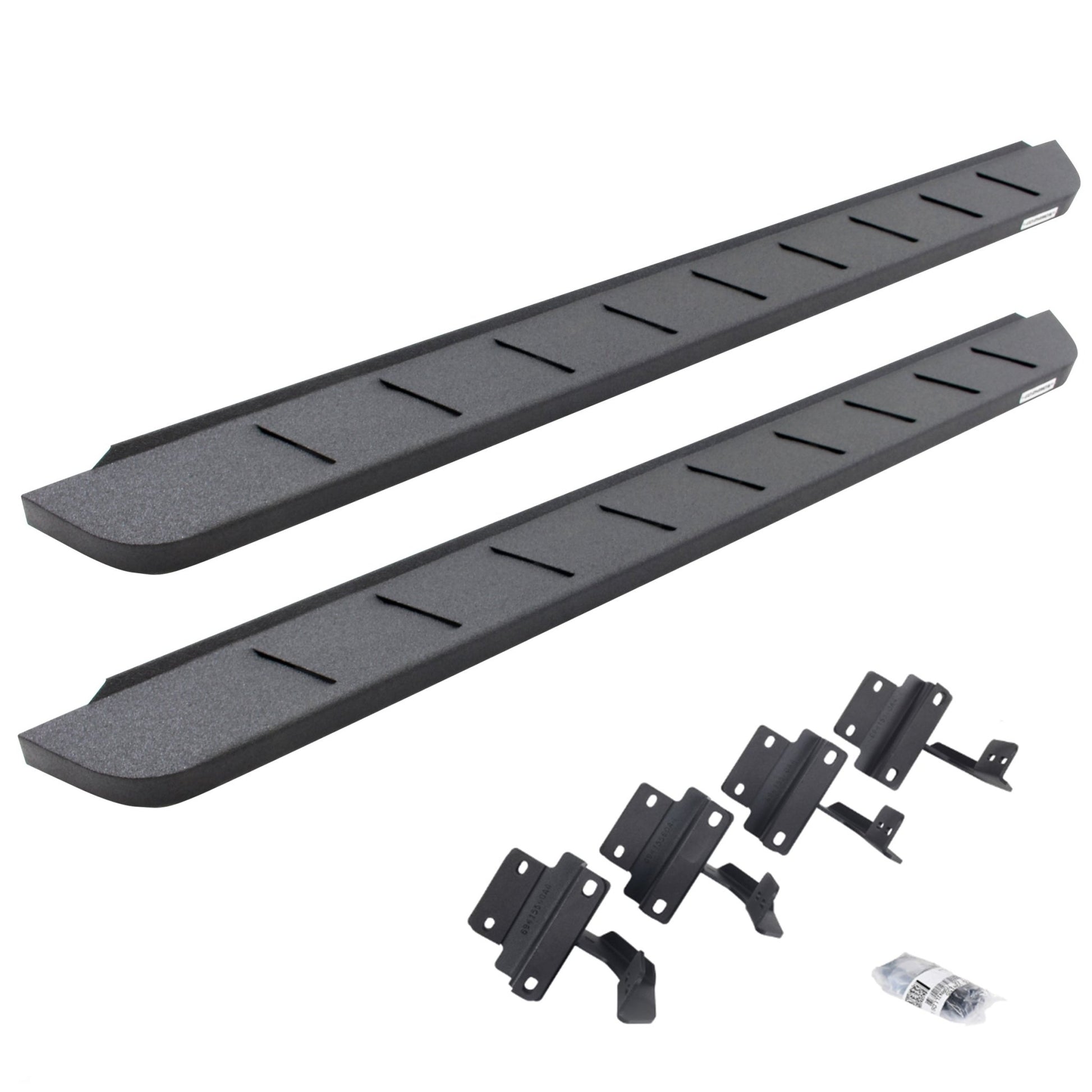 Go Rhino 63417780T 2015 - 2024 Ford F150 XL/XLT RB Series RB10 Running Boards with Mounting Bracket Kit - Rugged Truck Gear