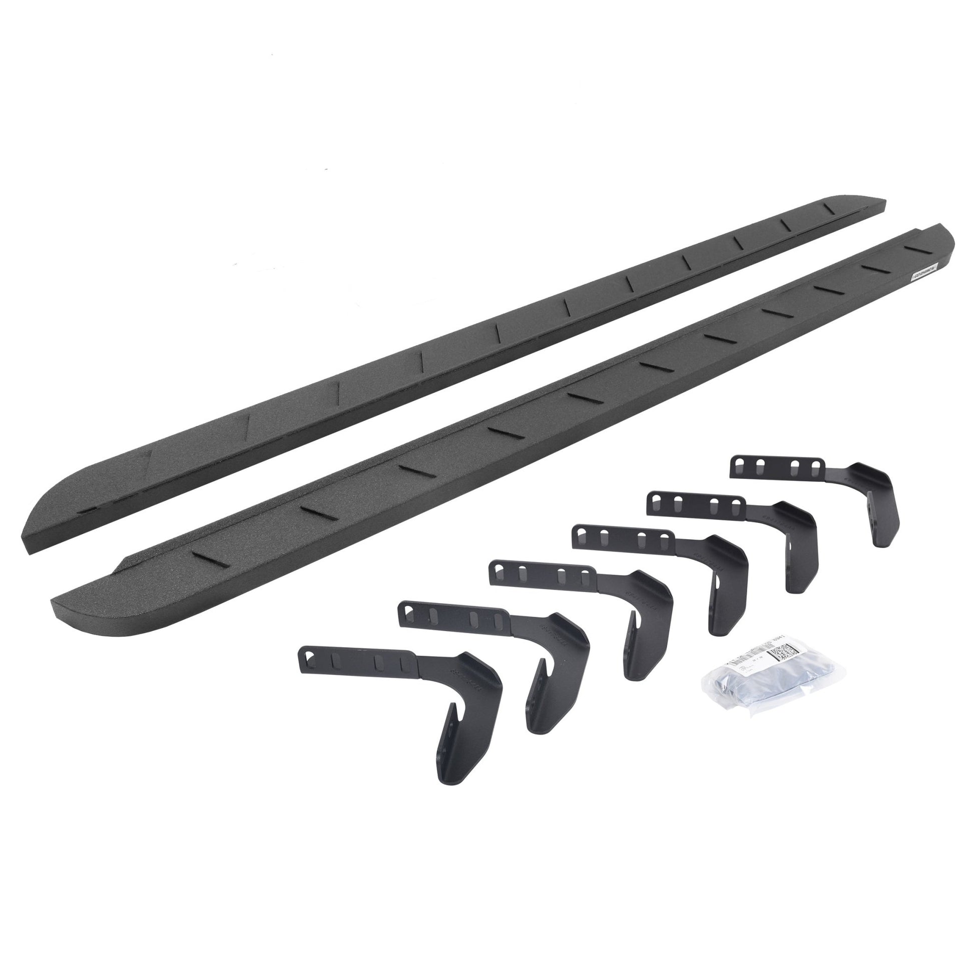 Go Rhino 63418087ST 1999 - 2016 Ford F250/F350 Super Duty RB Series RB10 Slim Line Running Boards with Mounting Bracket Kit - Rugged Truck Gear