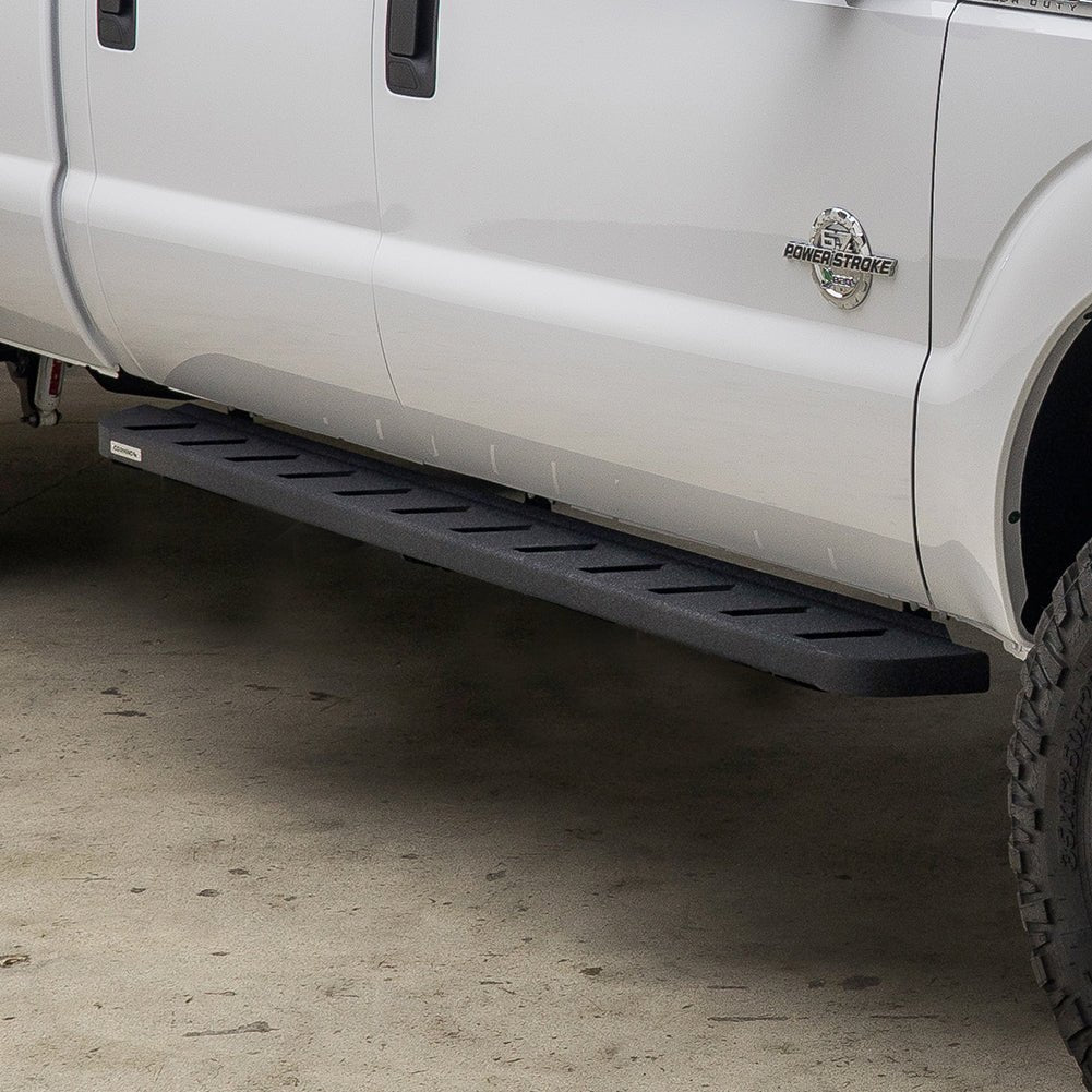 Go Rhino 63418087T 1999 - 2016 Ford F250/F350 Super Duty RB Series RB10 Running Boards with Mounting Bracket Kit - Rugged Truck Gear