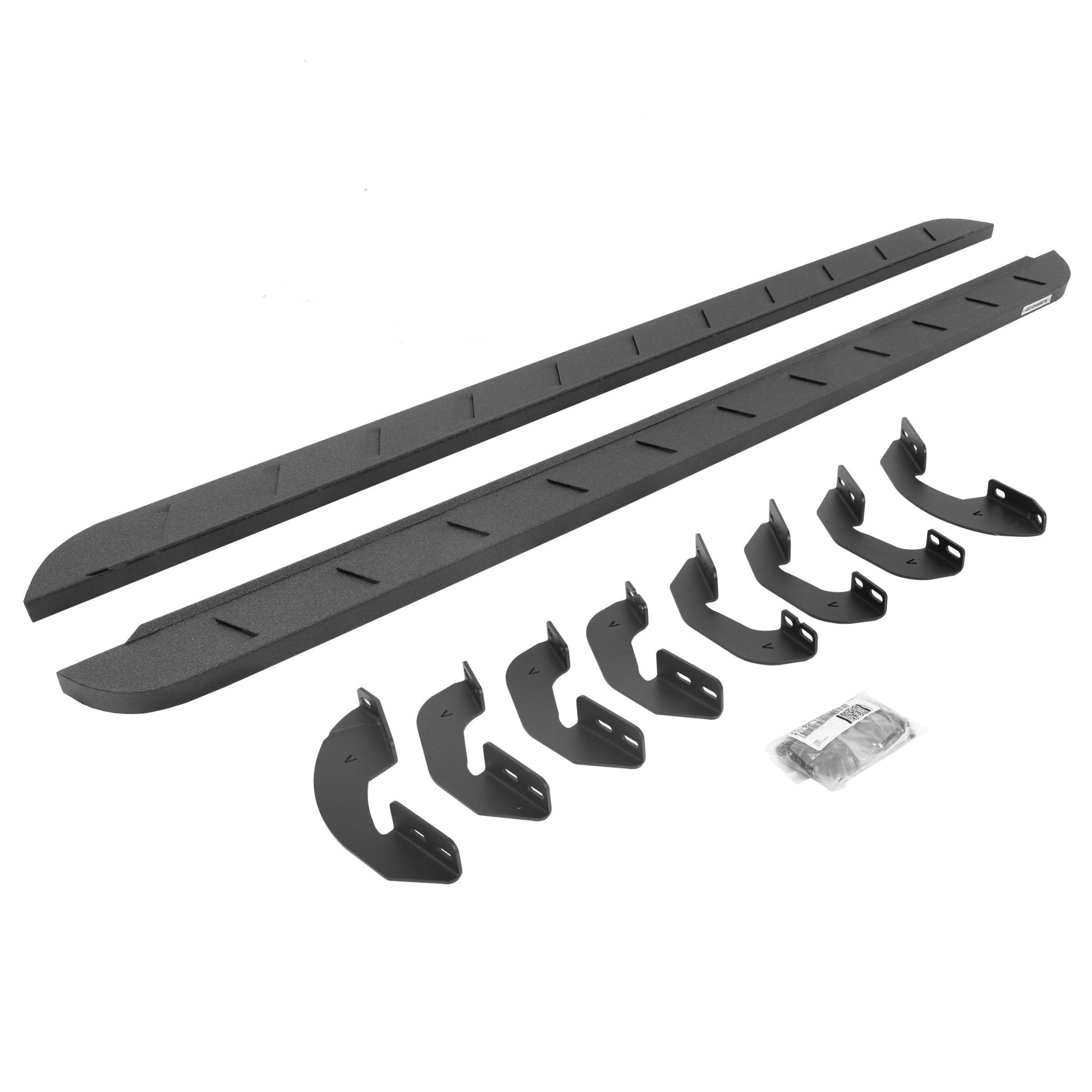 Go Rhino 63441580ST 2007 - 2021 Toyota Tundra RB Series RB10 Slim Line Running Boards with Mounting Bracket Kit - Rugged Truck Gear