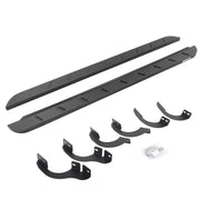 Go Rhino 63442568SPC 2018 - 2024 Toyota 4Runner SR5 Premium/TRD Off - Road/TRD Off - Road Premium/TRD Pro RB Series RB10 Slim Line Running Boards with Mounting Bracket Kit - Rugged Truck Gear