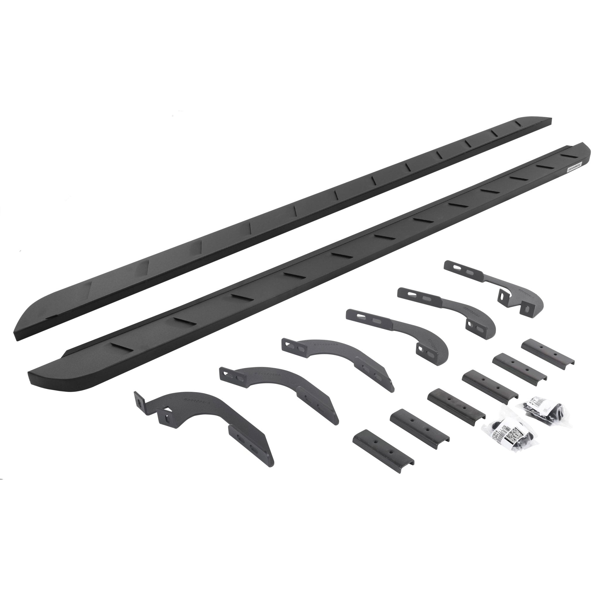 Go Rhino 63443280SPC 2024 Toyota Tacoma RB Series RB10 Slim Line Running Boards with Mounting Bracket Kit - Rugged Truck Gear