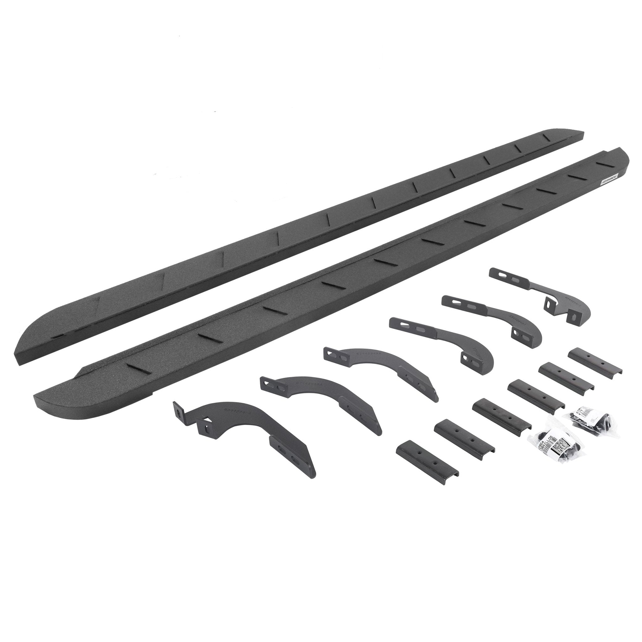 Go Rhino 63443280ST 2024 Toyota Tacoma RB Series RB10 Slim Line Running Boards with Mounting Bracket Kit - Rugged Truck Gear