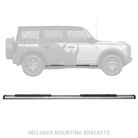 Go Rhino 650071PS 2008 - 2013 Nissan Rogue OE Xtreme Series 5" Low Profile Side Steps - Boards Only - Rugged Truck Gear