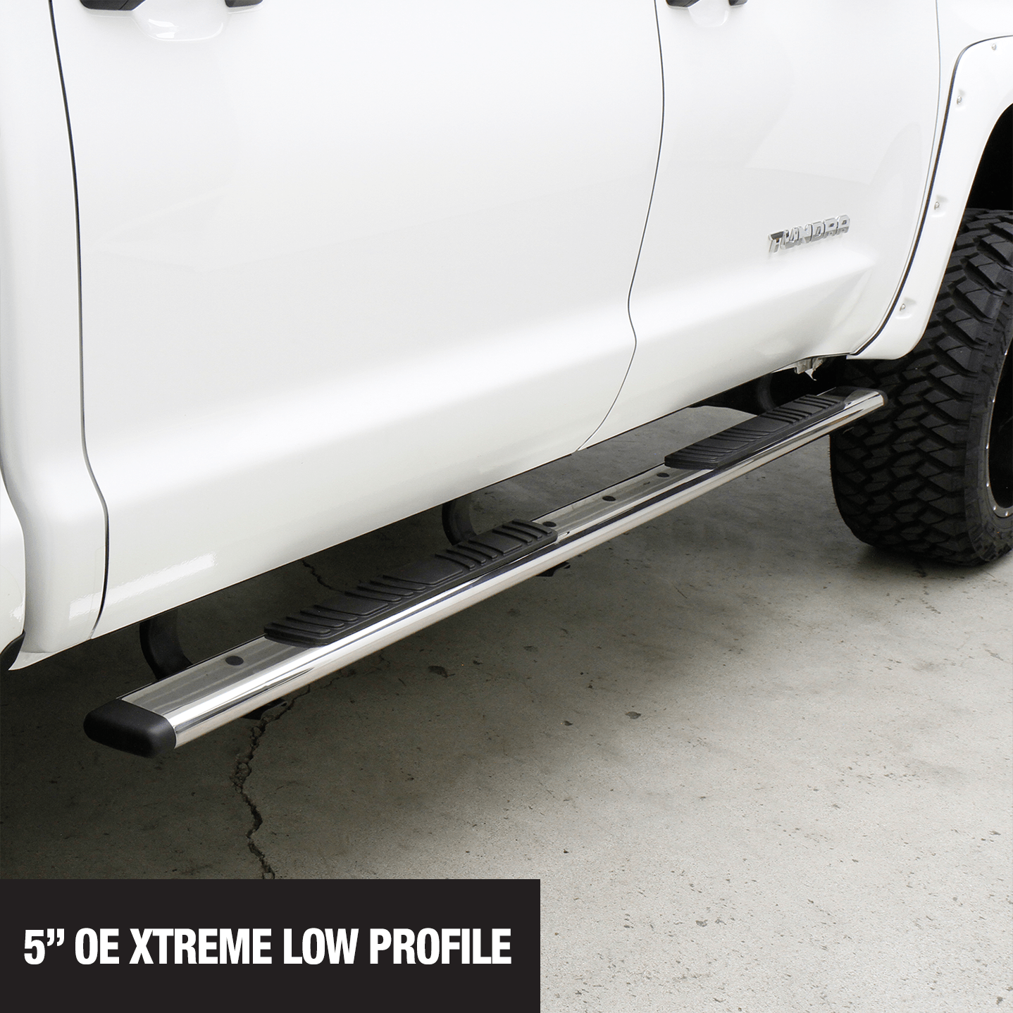 Go Rhino 650080PS 2005 - 2024 Nissan Frontier OE Xtreme Series 5" Low Profile Side Steps - Boards Only - Rugged Truck Gear