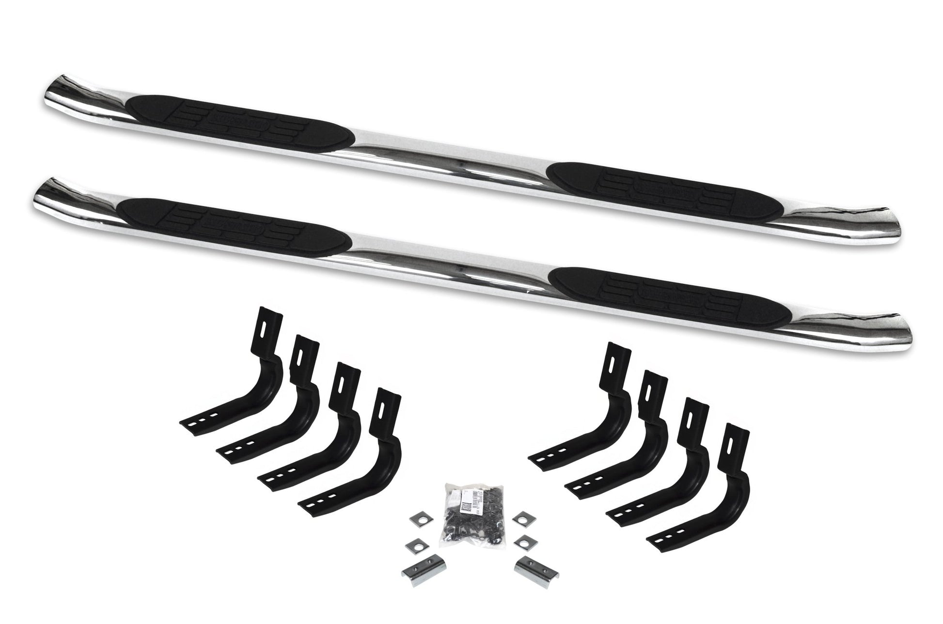 Go Rhino 67048PS 2015 - 2019 Chevy Silverado 2500/3500 HD 415 Series Side Steps with Mounting Bracket Kit - Rugged Truck Gear