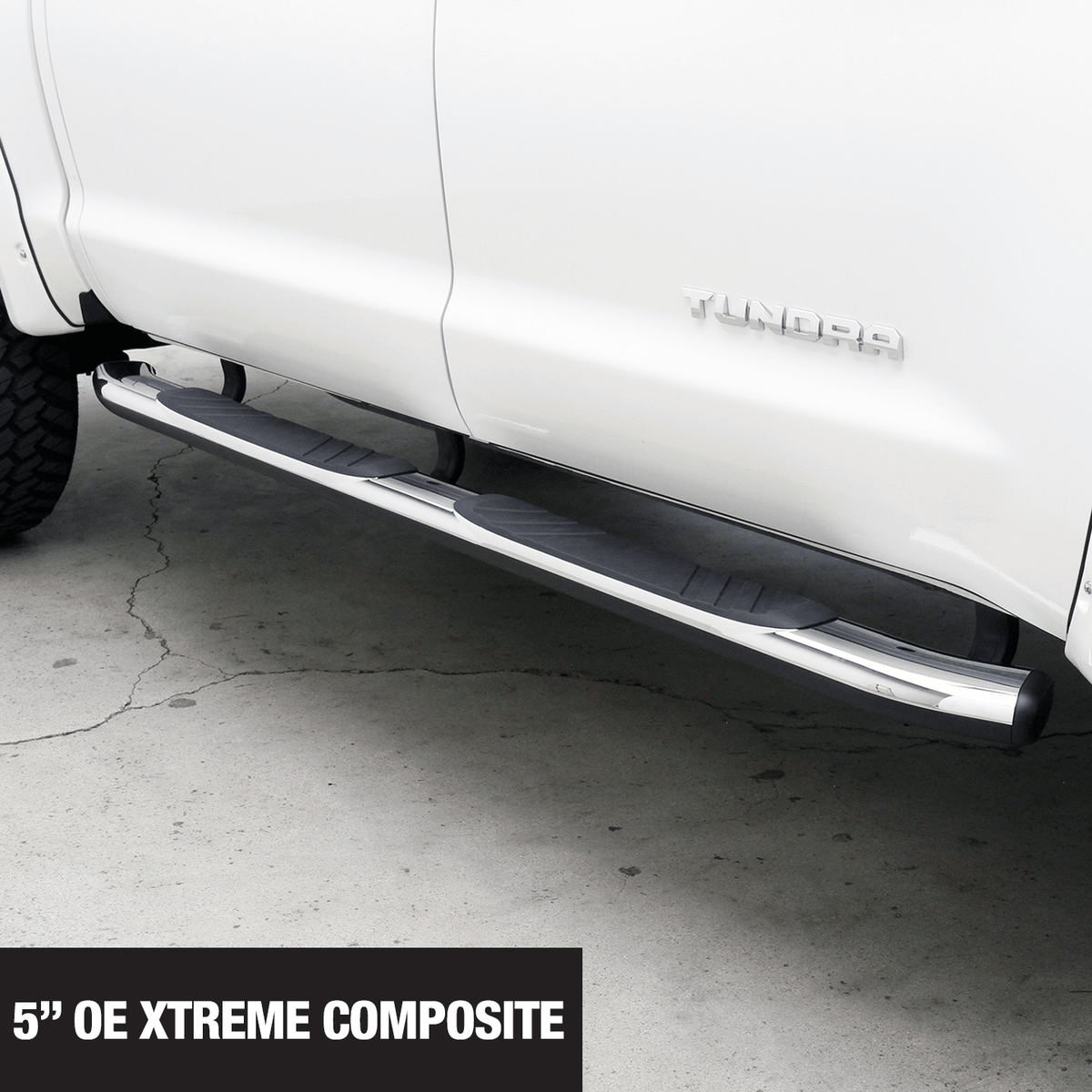 Go Rhino 680080C 2005 - 2024 Nissan Frontier OE Xtreme Series 5" Composite Side Steps - Boards Only - Rugged Truck Gear