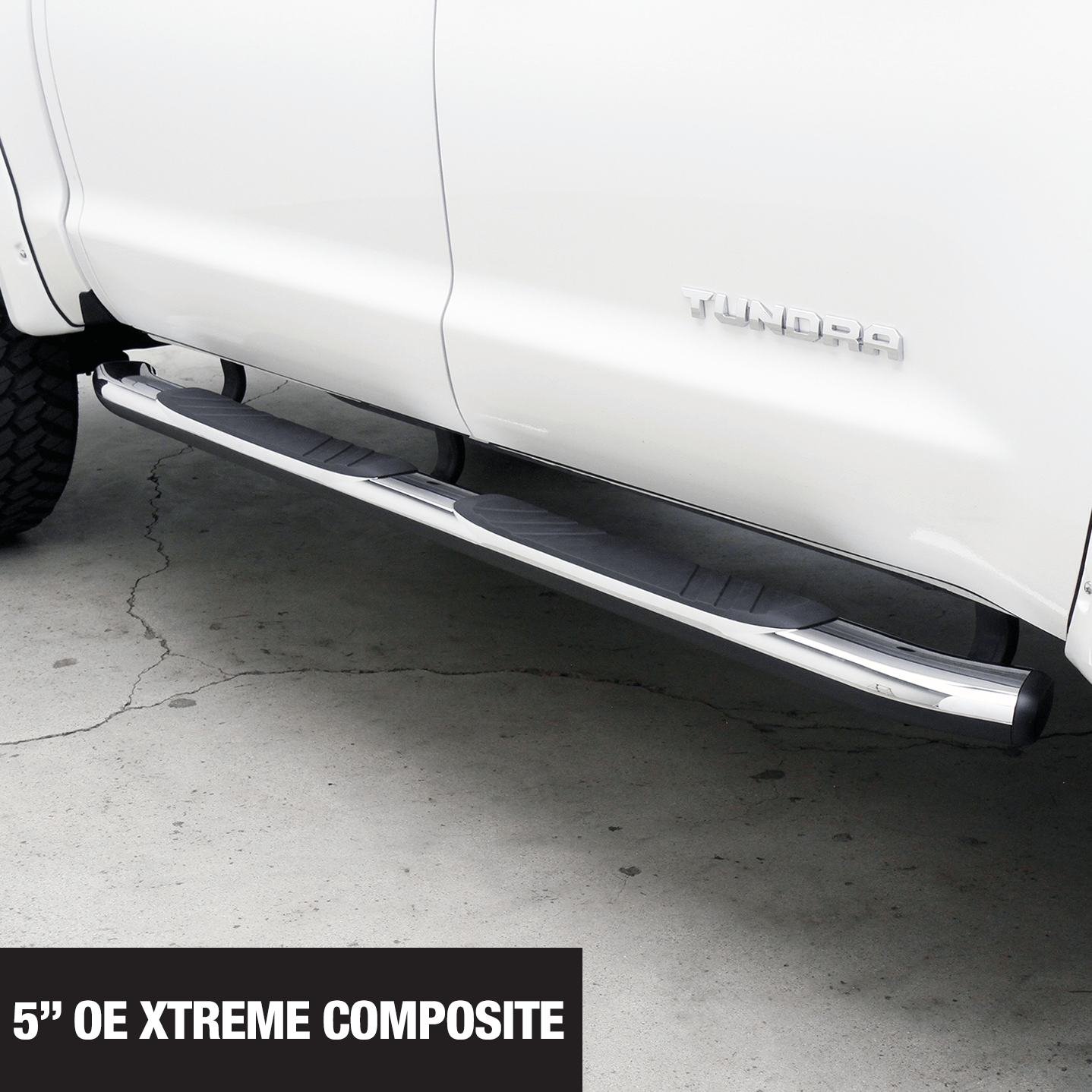 Go Rhino 680080C 2005 - 2024 Nissan Frontier OE Xtreme Series 5" Composite Side Steps - Boards Only - Rugged Truck Gear