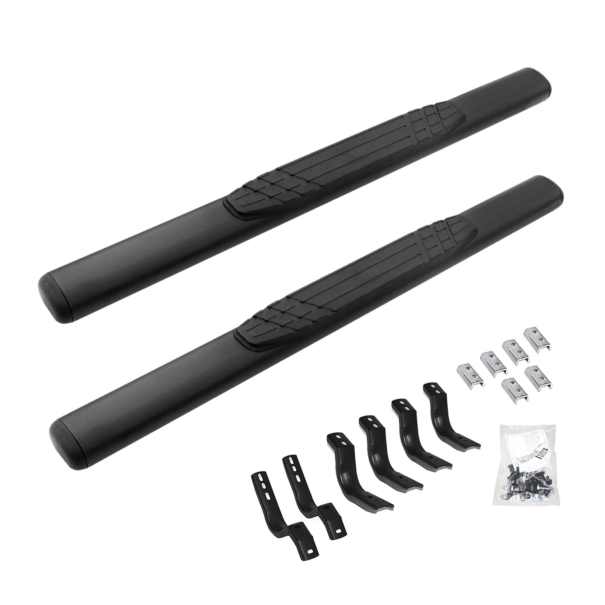 Go Rhino 684404552T 2007 - 2018 GMC Sierra 1500 OE Xtreme Series 4" Side Steps with Mounting Bracket Kit - Rugged Truck Gear