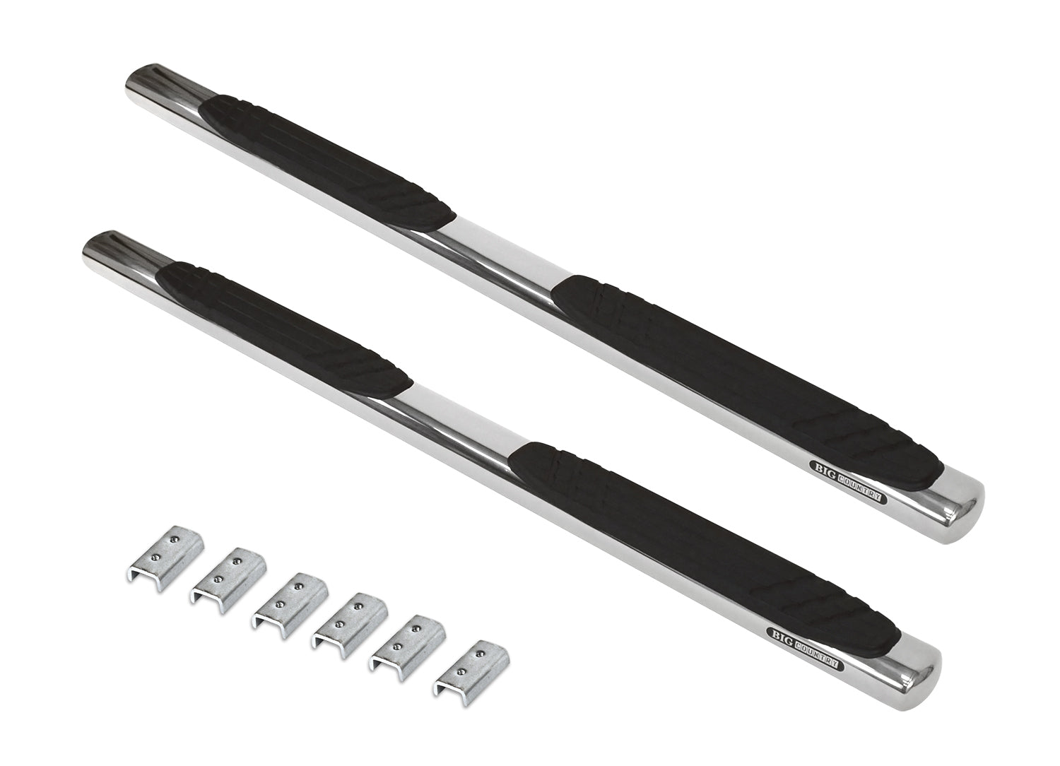 Go Rhino 684404787PS 2019 - 2024 GMC Sierra 1500 OE Xtreme Series 4" Side Steps with Mounting Bracket Kit - Rugged Truck Gear