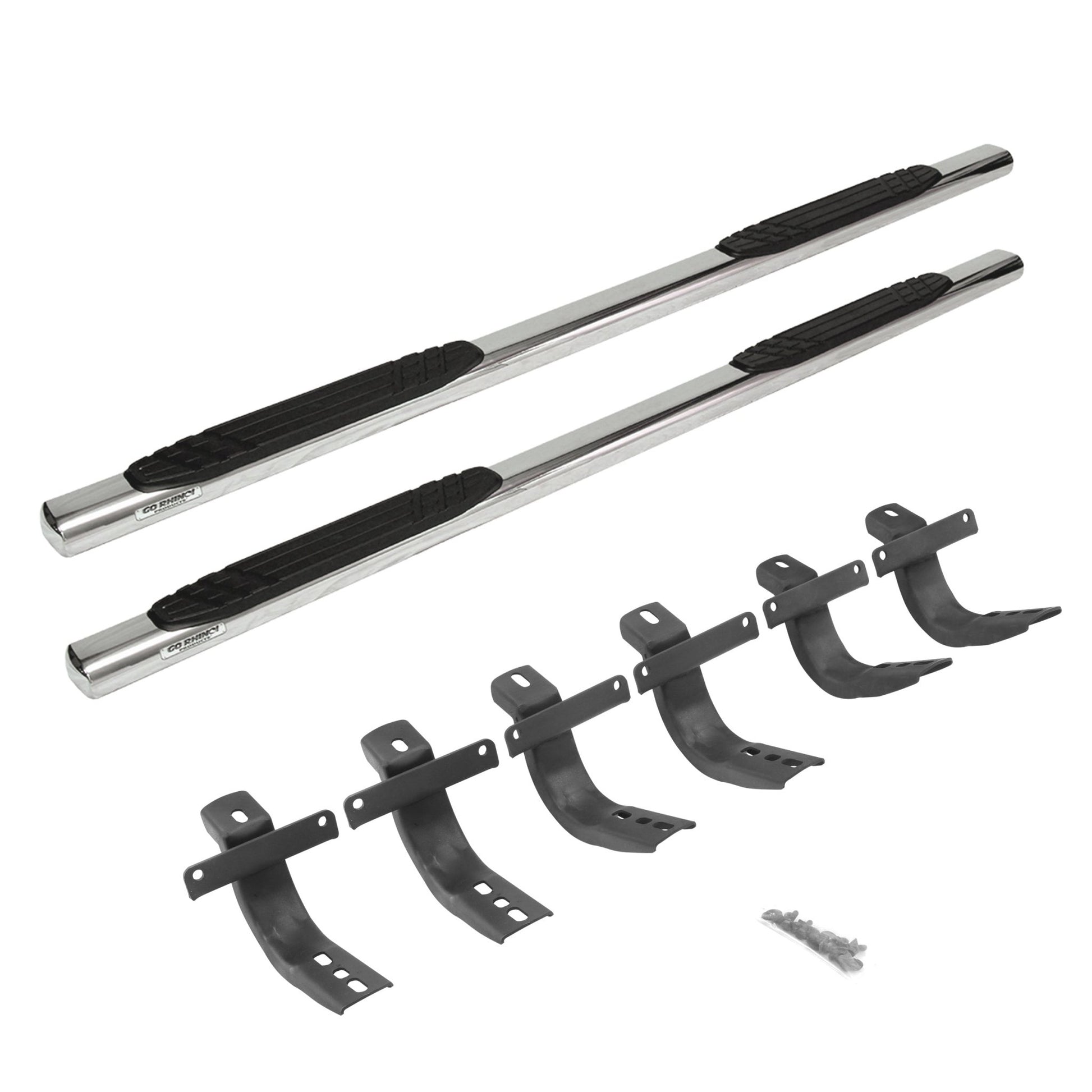 Go Rhino 684412971PS 2021 - 2024 Ford Bronco OE Xtreme Series 4" Side Steps with Mounting Bracket Kit - Rugged Truck Gear