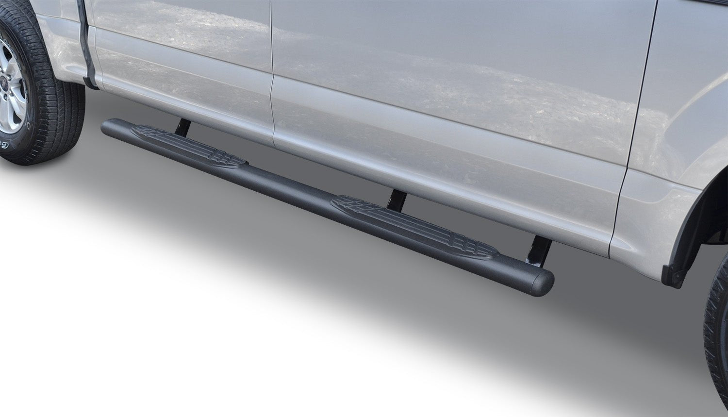 Go Rhino 684415587T 2015 - 2024 Ford F150 King Ranch/Lariat/Platinum/XL/XLT OE Xtreme Series 4" Side Steps with Mounting Bracket Kit - Rugged Truck Gear