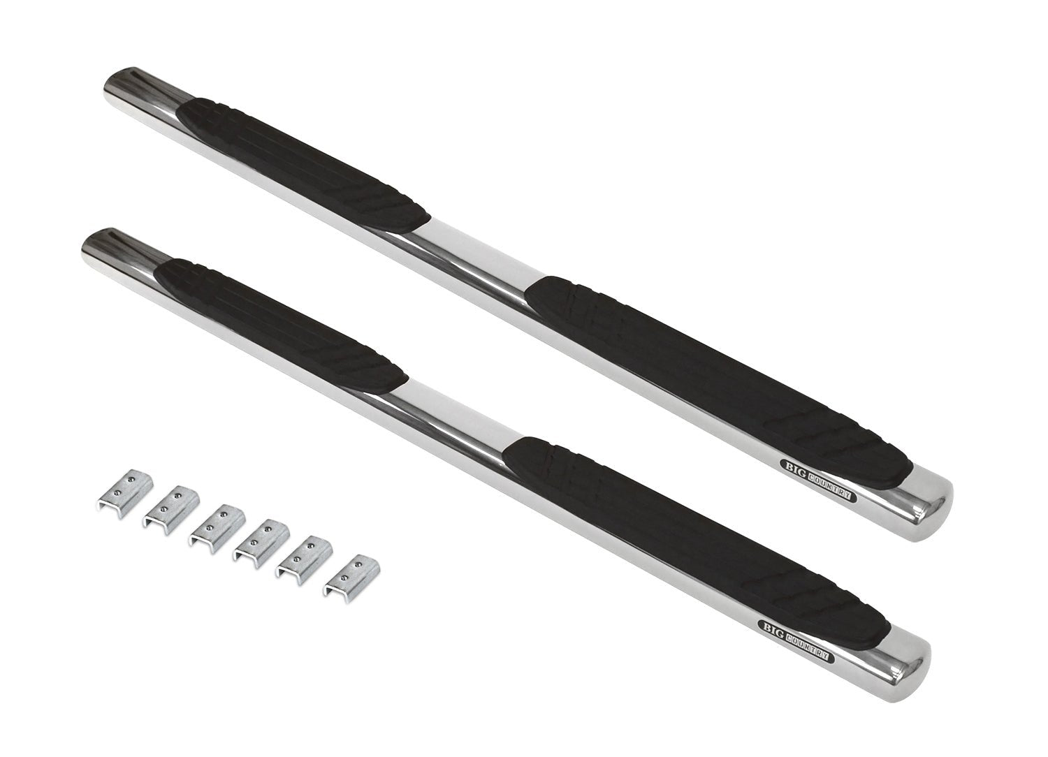 Go Rhino 684434071PS 2008 - 2013 Nissan Rogue OE Xtreme Series 4" Side Steps with Mounting Bracket Kit - Rugged Truck Gear