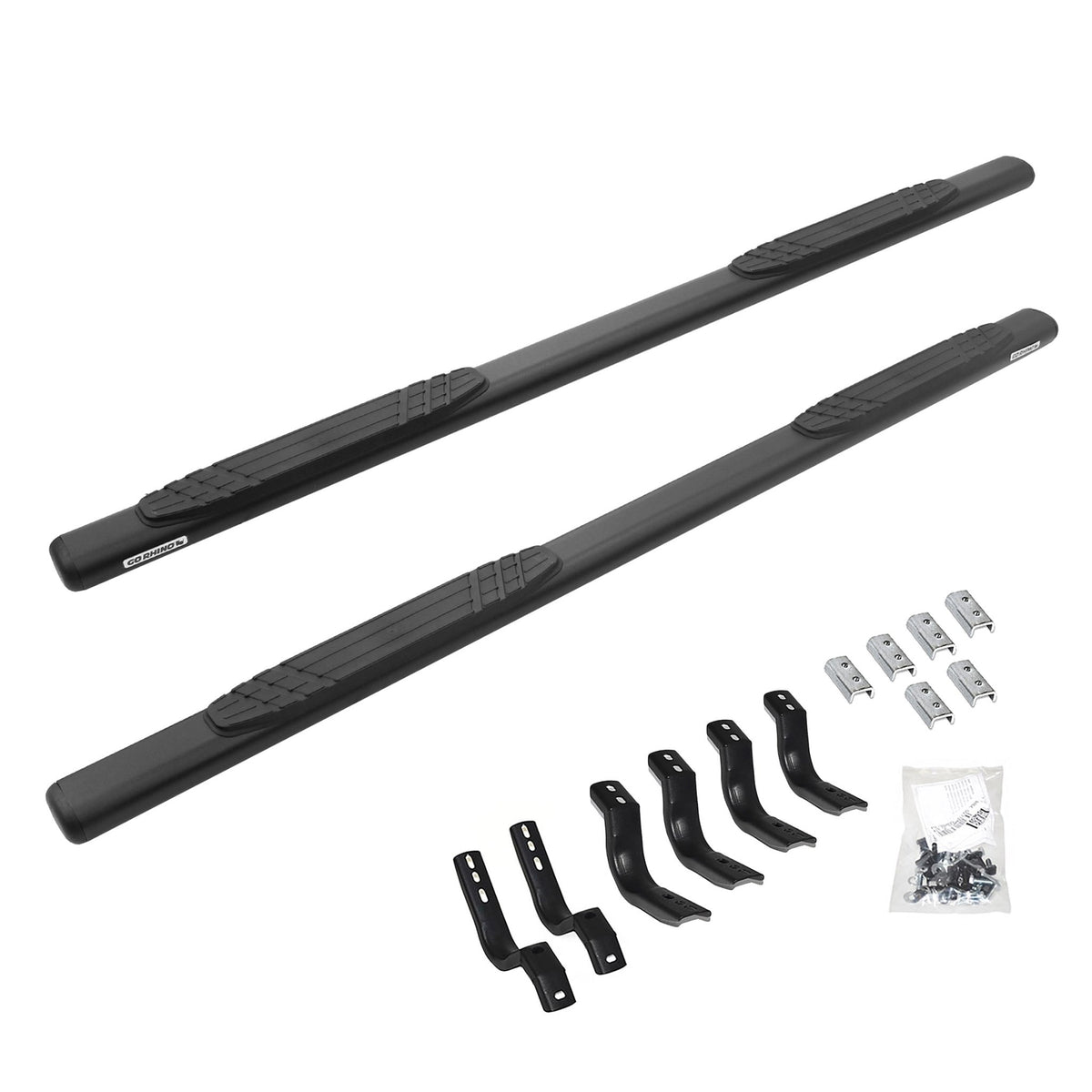 Go Rhino 684435180T 2004 - 2015 Nissan TITAN OE Xtreme Series 4" Side Steps with Mounting Bracket Kit - Rugged Truck Gear