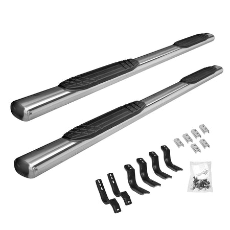 Go Rhino 684441587PS 2007 - 2021 Toyota Tundra OE Xtreme Series 4" Side Steps with Mounting Bracket Kit - Rugged Truck Gear