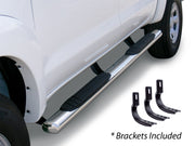 Go Rhino 684443280PS 2024 Toyota Tacoma OE Xtreme Series 4" Side Steps with Mounting Bracket Kit - Rugged Truck Gear