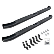 Go Rhino 685404387CB 2015 - 2019 Chevy Silverado 2500/3500 HD OE Xtreme Series 5" Composite Side Steps with Mounting Bracket Kit - Rugged Truck Gear