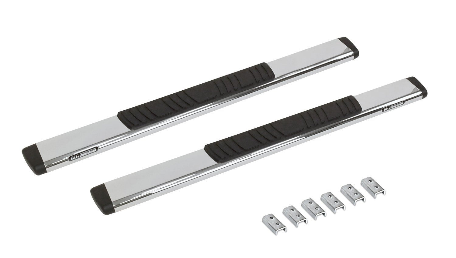 Go Rhino 685404552PS 2007 - 2019 Chevy Silverado 2500 HD OE Xtreme Series 5" Low Profile Side Steps with Mounting Bracket Kit - Rugged Truck Gear