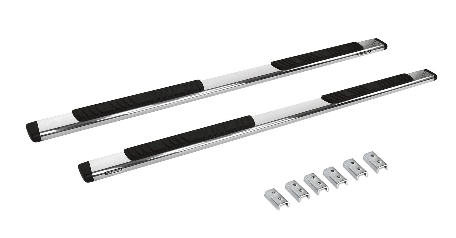 Go Rhino 685404687PS 2015 - 2019 GMC Sierra 2500/3500 HD OE Xtreme Series 5" Low Profile Side Steps with Mounting Bracket Kit - Rugged Truck Gear