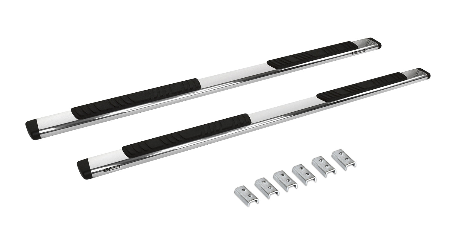 Go Rhino 685404787PS 2019 - 2024 GMC Sierra 1500 OE Xtreme Series 5" Low Profile Side Steps with Mounting Bracket Kit - Rugged Truck Gear