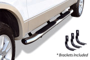 Go Rhino 685409787CC 2003 - 2009 Dodge Ram 2500/3500 OE Xtreme Series 5" Composite Side Steps with Mounting Bracket Kit - Rugged Truck Gear
