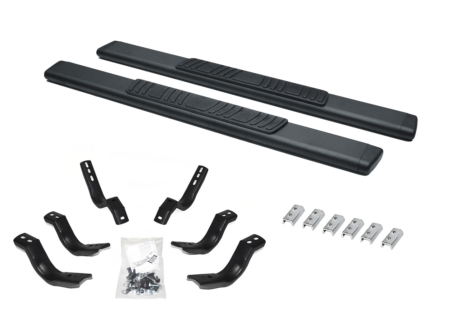 Go Rhino 685409952T 2010 - 2024 Dodge Ram 2500/3500 OE Xtreme Series 5" Low Profile Side Steps with Mounting Bracket Kit - Rugged Truck Gear