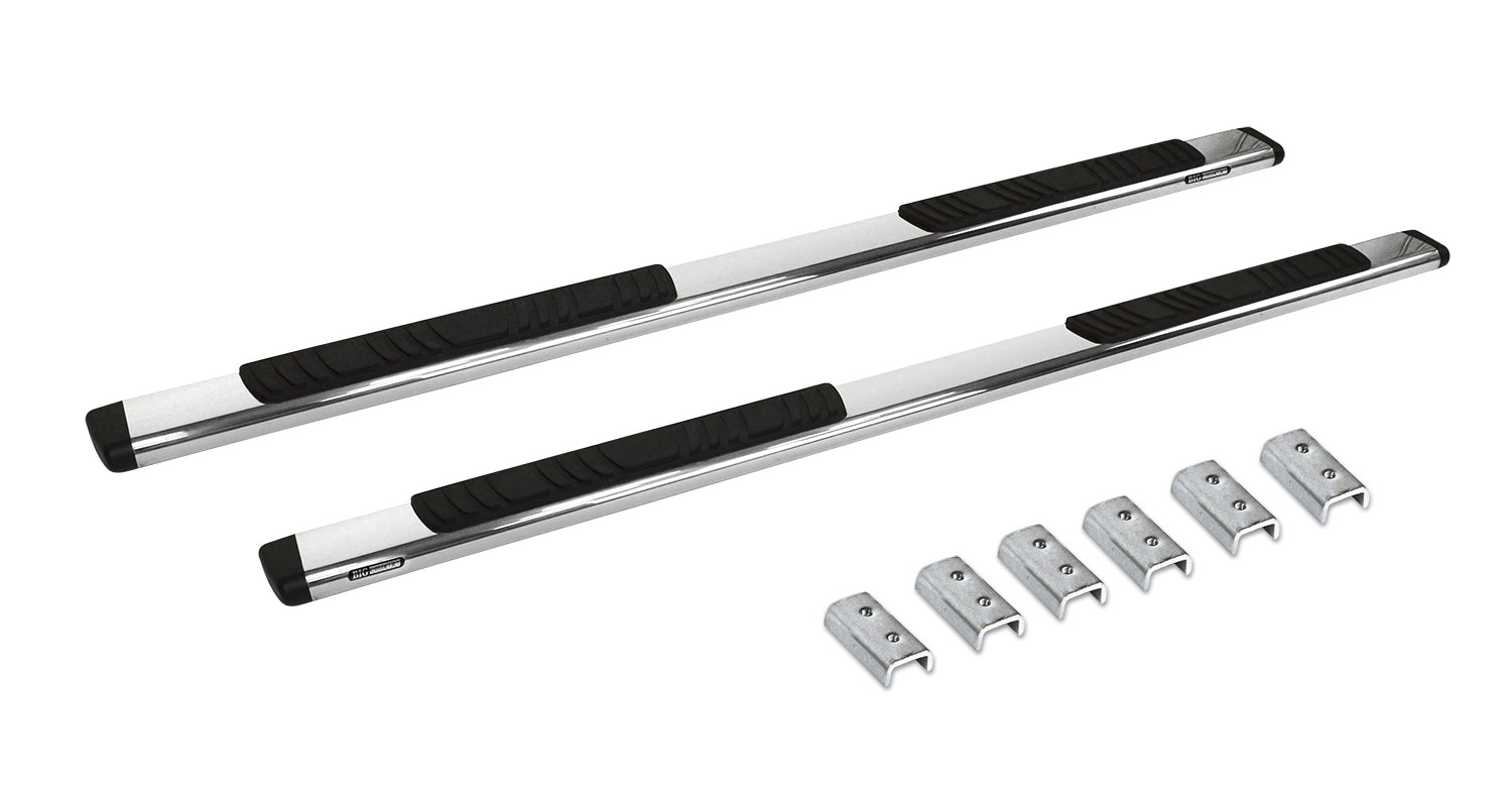 Go Rhino 685409987PS 2010 - 2024 Dodge Ram 2500/3500 OE Xtreme Series 5" Low Profile Side Steps with Mounting Bracket Kit - Rugged Truck Gear