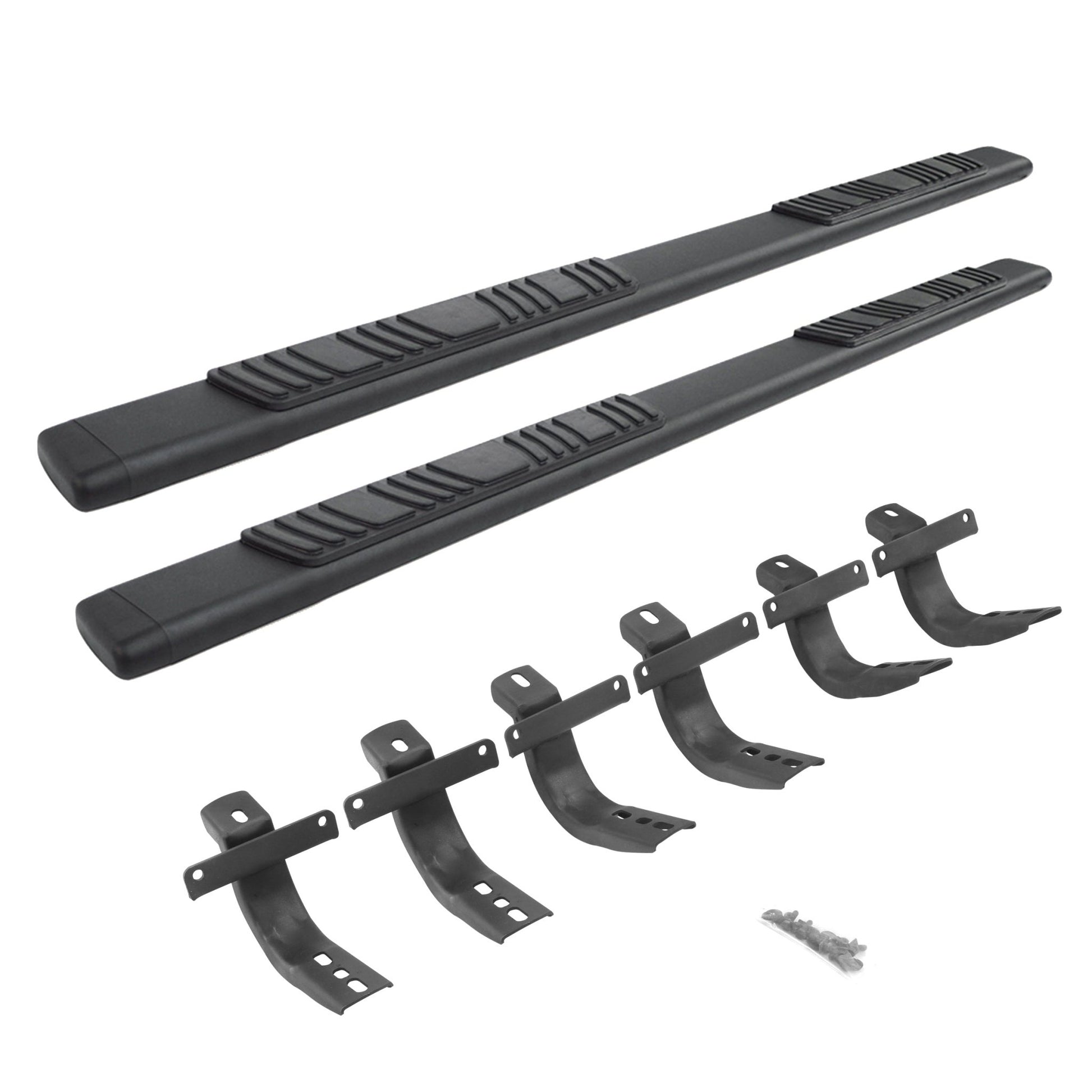Go Rhino 685412971T 2021 - 2024 Ford Bronco OE Xtreme Series 5" Low Profile Side Steps with Mounting Bracket Kit - Rugged Truck Gear