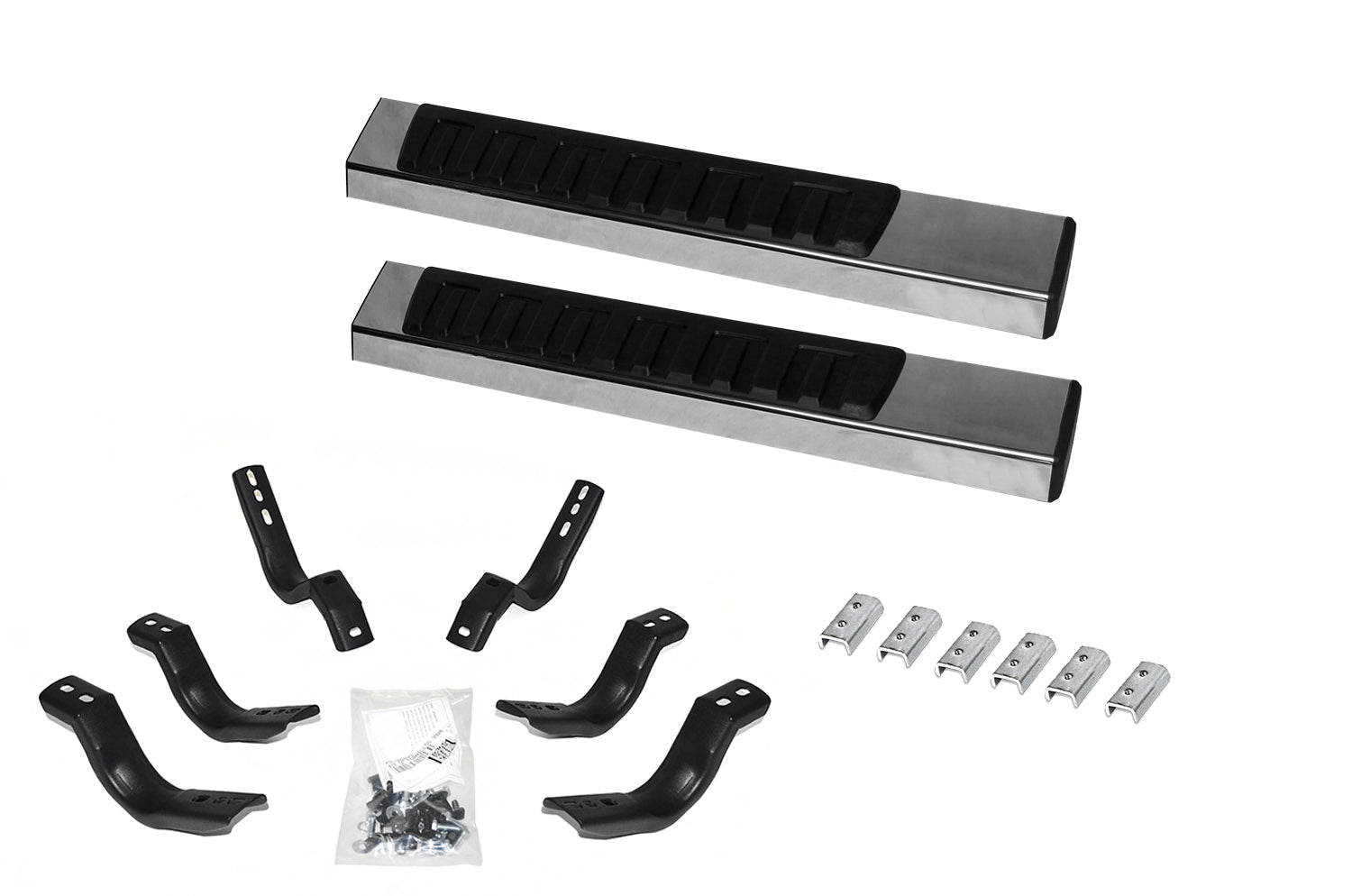 Go Rhino 6862409952PS 2010 - 2024 Dodge Ram 2500/3500 OE Xtreme II Series 6" Side Steps with Mounting Bracket Kit - Rugged Truck Gear