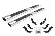 Go Rhino 6862412680PS 2004 - 2014 Ford F150 FX4/Lariat/STX/XL/XLT OE Xtreme II Series 6" Side Steps with Mounting Bracket Kit - Rugged Truck Gear