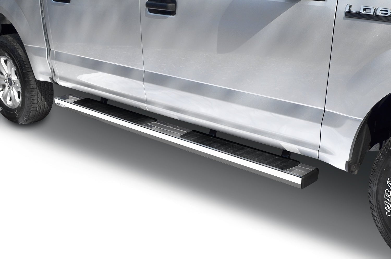 Go Rhino 6862415587PS 2017 - 2023 Ford F150 Limited OE Xtreme II Series 6" Side Steps with Mounting Bracket Kit - Rugged Truck Gear