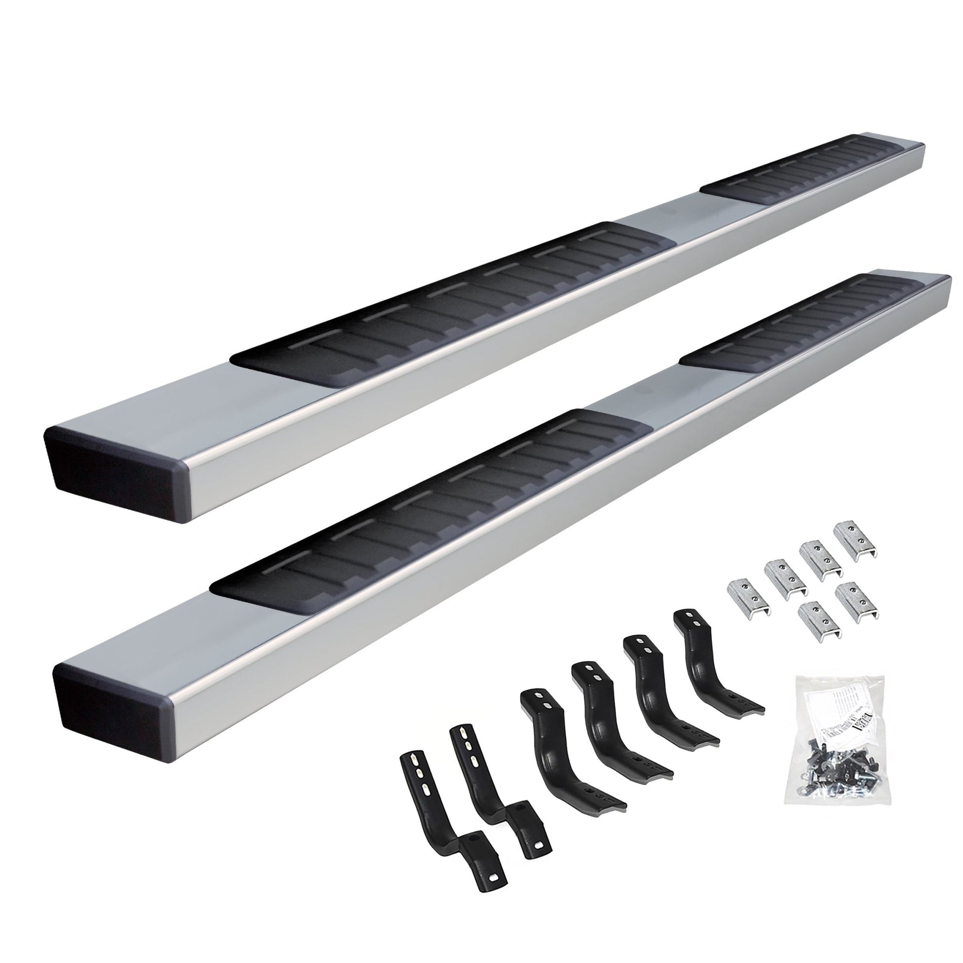Go Rhino 6862443580PS 2022 - 2024 Toyota Tundra OE Xtreme II Series 6" Side Steps with Mounting Bracket Kit - Rugged Truck Gear