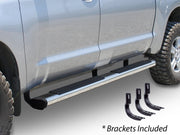 Go Rhino 686404580CC 2007 - 2013 Chevy Silverado 2500/3500 HD OE Xtreme Series 6" Composite Side Steps Kit - 80" Long + 3 Brackets per Side - Rugged Truck Gear