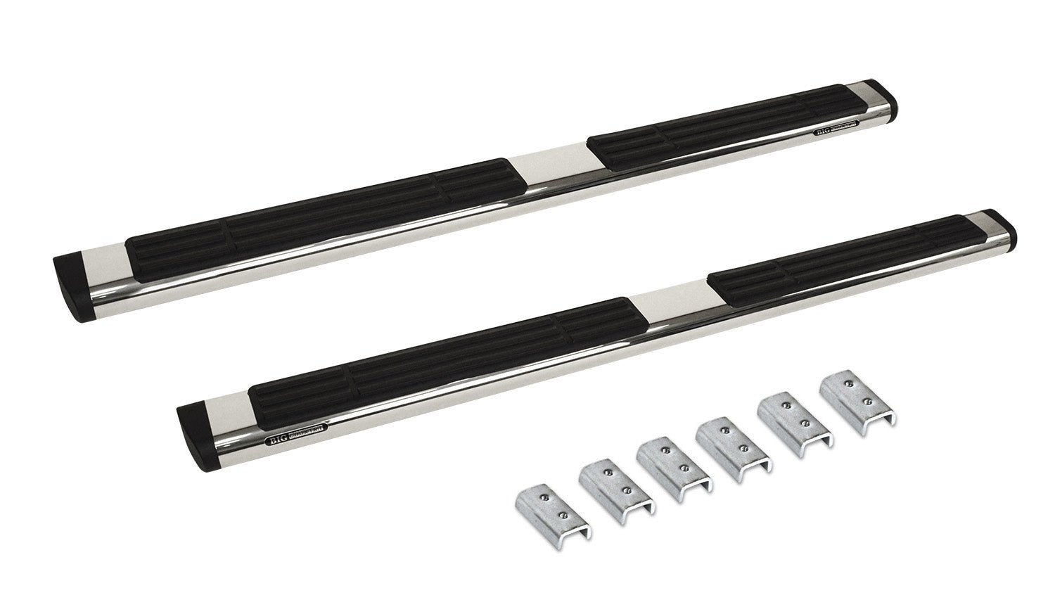 Go Rhino 686404580PS 2007 - 2013 Chevy Silverado 2500/3500 HD OE Xtreme Series 6" Side Steps with Mounting Bracket Kit - Rugged Truck Gear
