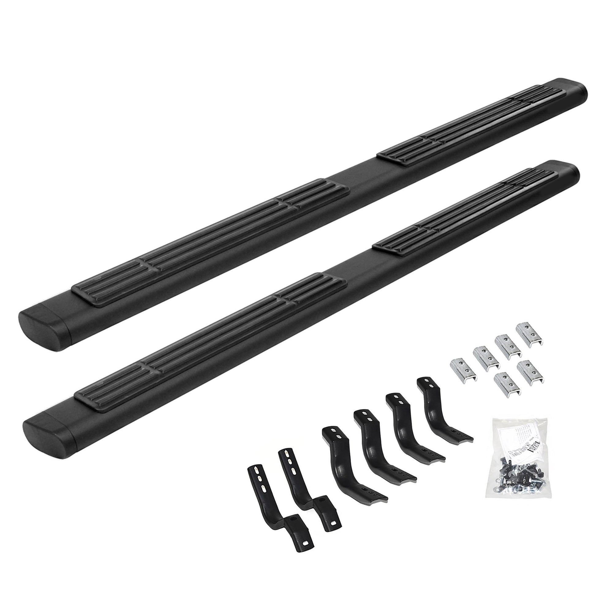 Go Rhino 686404687T 2015 - 2019 Chevy Silverado 2500/3500 HD OE Xtreme Series 6" Side Steps with Mounting Bracket Kit - Rugged Truck Gear