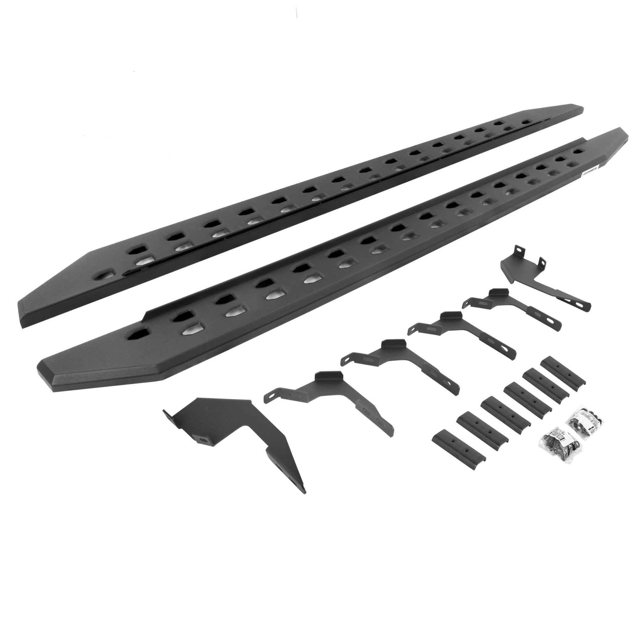 Go Rhino 69036880SPC 2019 - 2024 Ford F150 Lariat/XL/XLT RB Series RB20 Slim Line Running Boards with Mounting Bracket Kit - Rugged Truck Gear