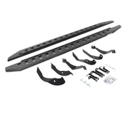 Go Rhino 69405187ST 2015 - 2019 Chevy Silverado 2500/3500 HD RB Series RB20 Slim Line Running Boards with Mounting Bracket Kit - Rugged Truck Gear