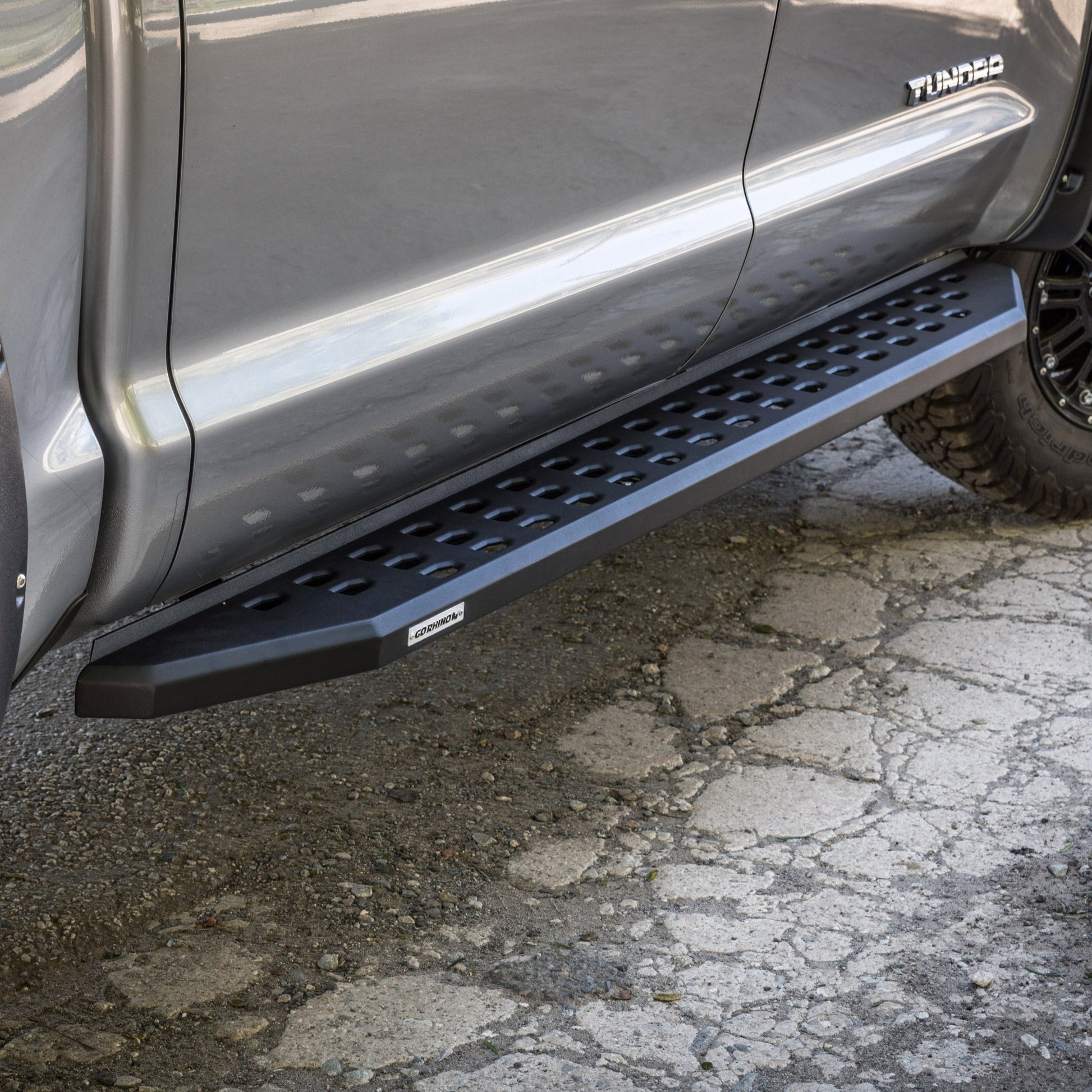 Go Rhino 69410687PC 2010 - 2024 Dodge Ram 2500/3500 RB Series RB20 Running Boards with Mounting Bracket Kit - Rugged Truck Gear