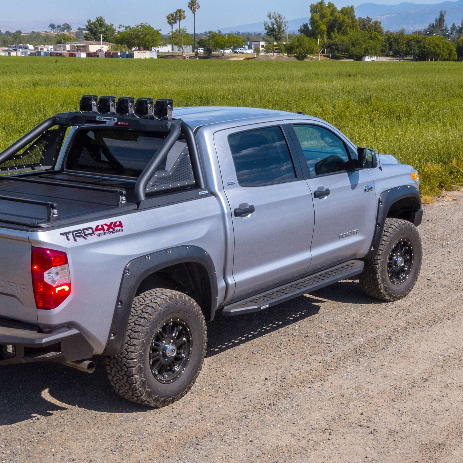 Go Rhino 69410687PC 2010 - 2024 Dodge Ram 2500/3500 RB Series RB20 Running Boards with Mounting Bracket Kit - Rugged Truck Gear