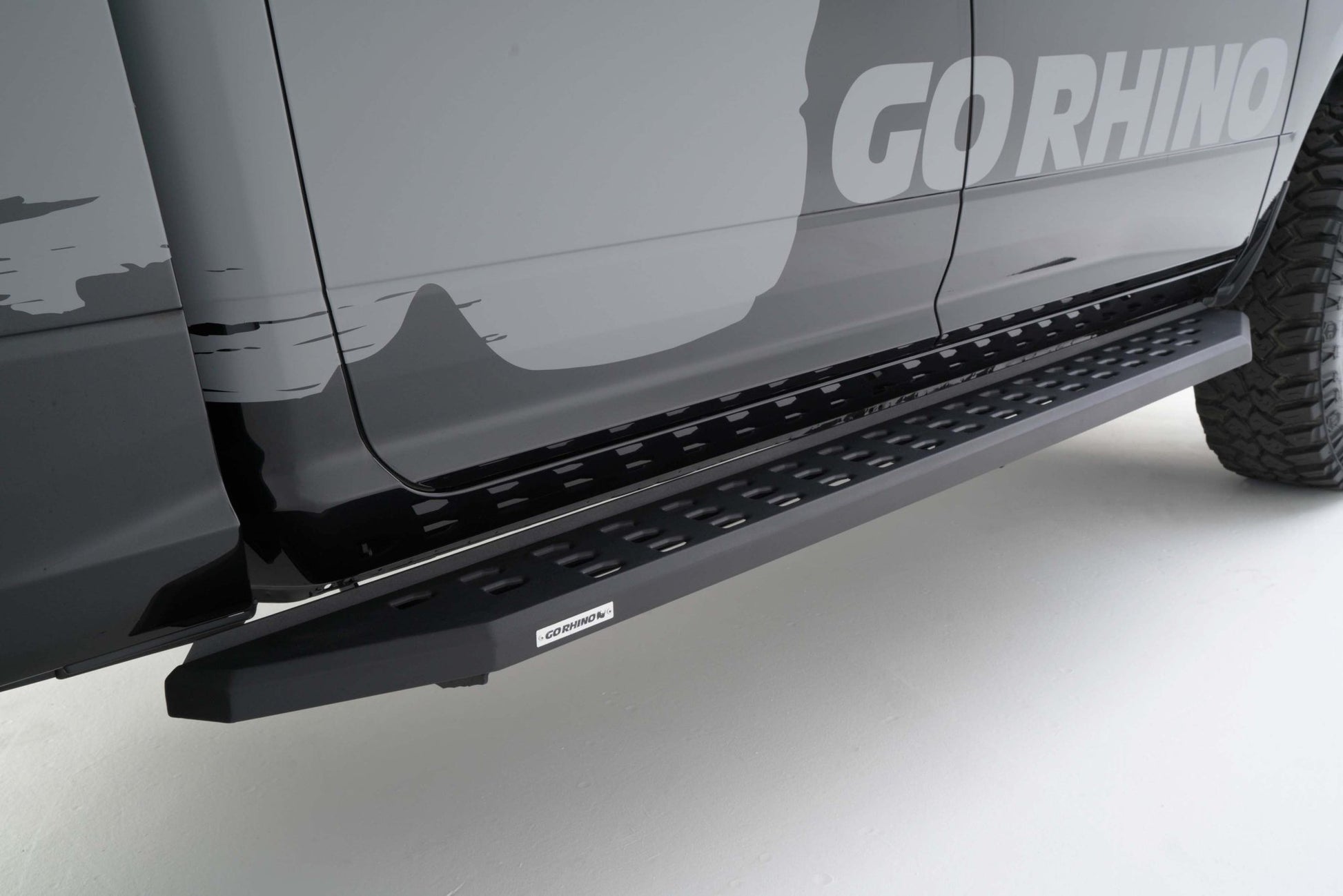 Go Rhino 69420687PC 2015 - 2023 Dodge Ram 1500 RB Series RB20 Running Boards with Mounting Bracket Kit - Rugged Truck Gear