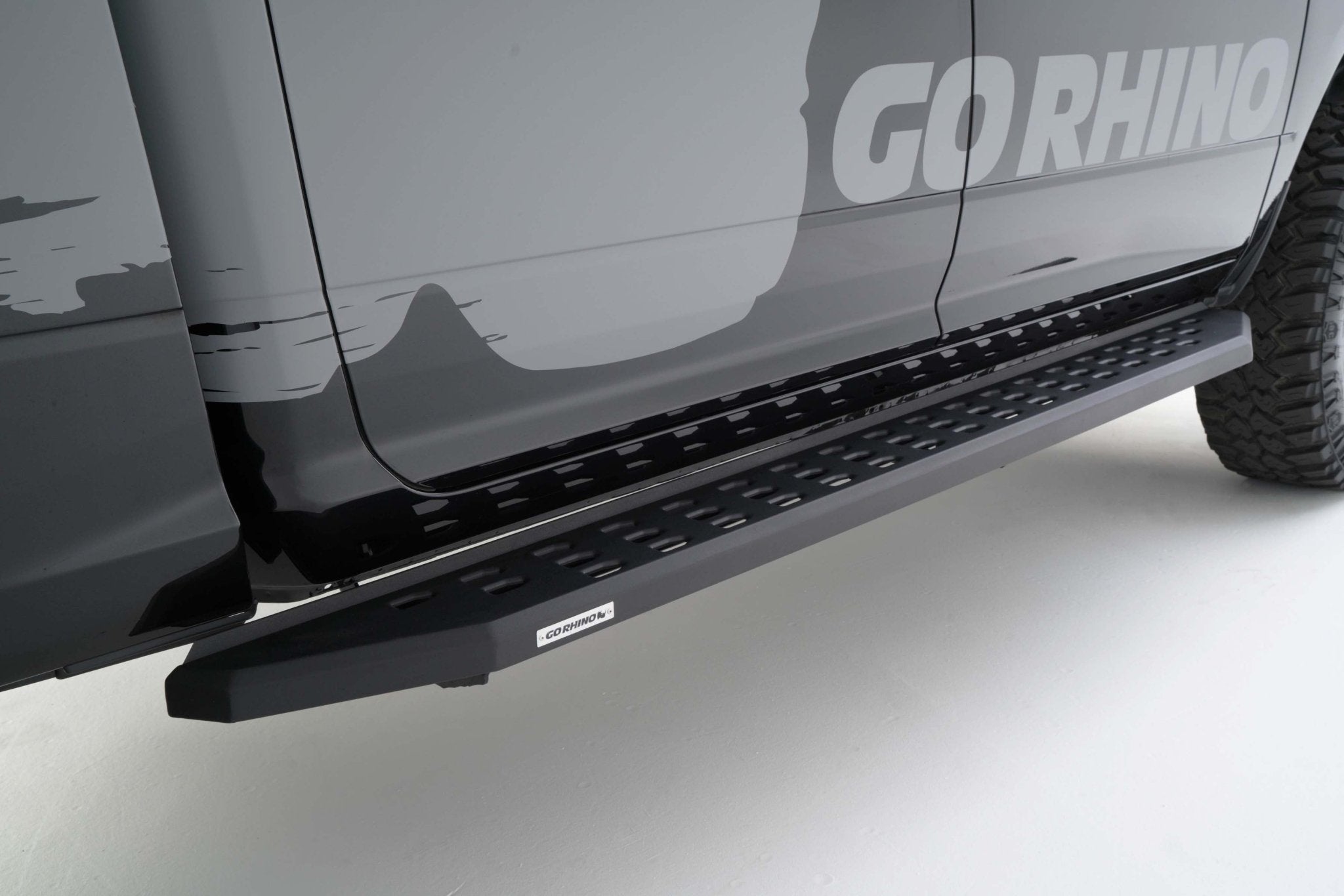 Go Rhino 69420687PC 2015 - 2023 Dodge Ram 1500 RB Series RB20 Running Boards with Mounting Bracket Kit - Rugged Truck Gear