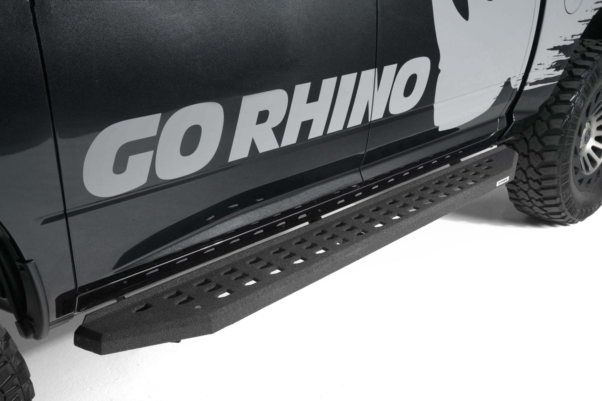 Go Rhino 69420687T 2015 - 2023 Dodge Ram 1500 RB Series RB20 Running Boards with Mounting Bracket Kit - Rugged Truck Gear