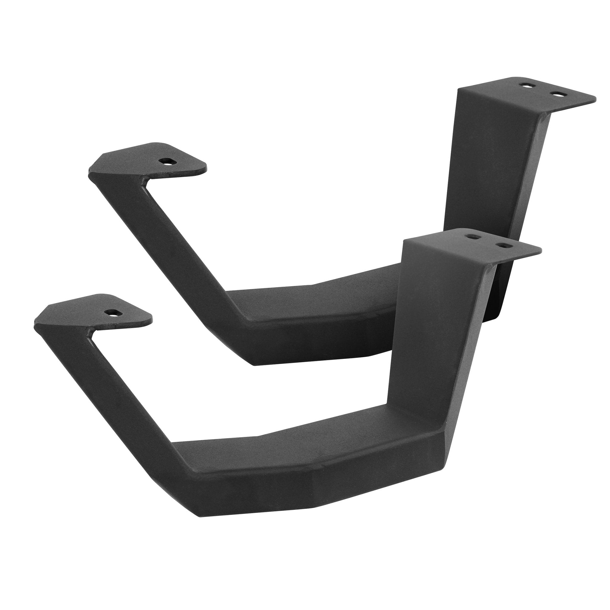 Go Rhino 6942358020PC 2015 - 2024 Chevy Colorado RB Series RB20 Running Boards with Mounting Brackets, 2 Pairs Drop Steps Kit - Rugged Truck Gear