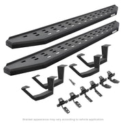 Go Rhino 6942358020T 2015 - 2024 Chevy Colorado RB Series RB20 Running Boards with Mounting Brackets, 2 Pairs Drop Steps Kit - Rugged Truck Gear
