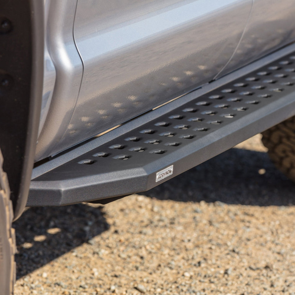 Go Rhino 69423580PC 2015 - 2024 GMC Canyon RB Series RB20 Running Boards with Mounting Bracket Kit - Rugged Truck Gear